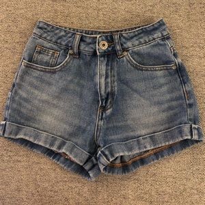Bullhead || High Waist Denim Shorts